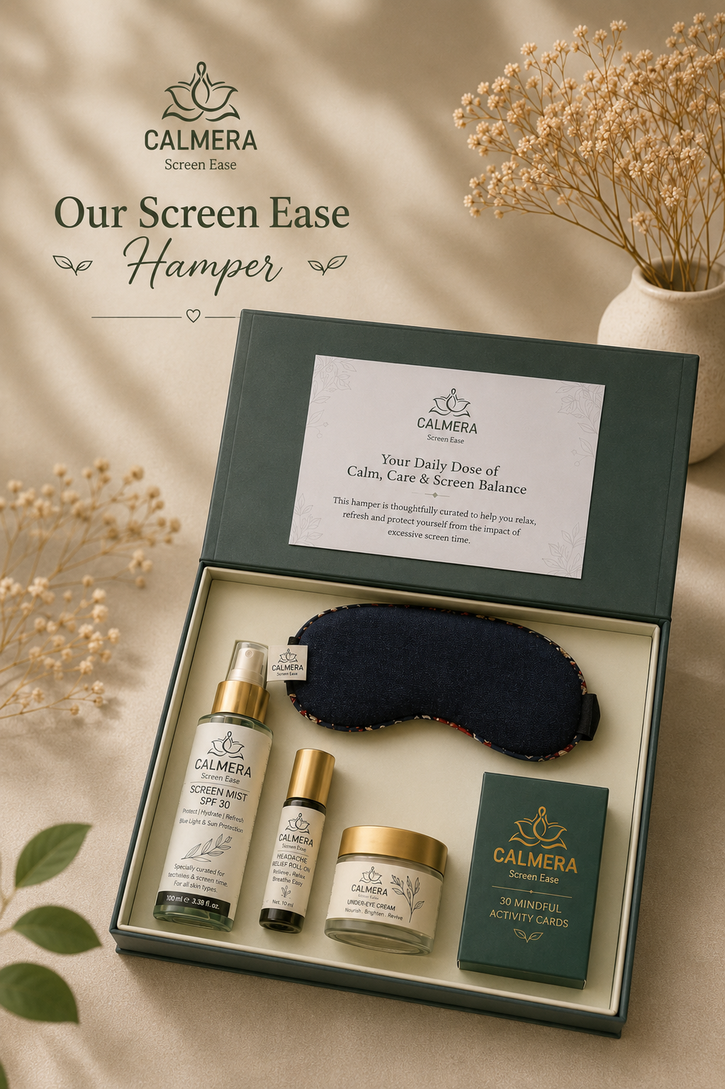 ScreenEase Hamper – Screen Fatigue Relief Kit